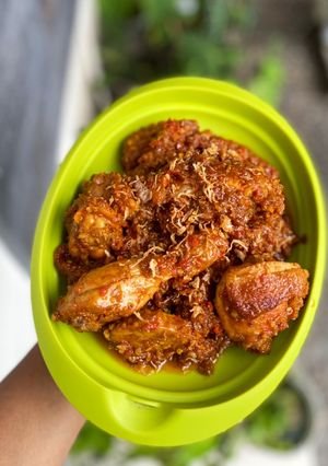 Foto resep Ayam Bumbu Bali (Ayam bumbu rujak)