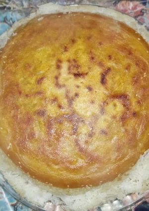 عکسی از دستور ته دیگ زعفرانی