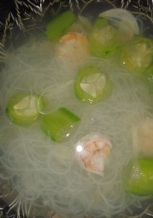 Foto resep Sup Soun Gambas Udang