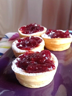 Una foto de Mini cheesecake sin masa