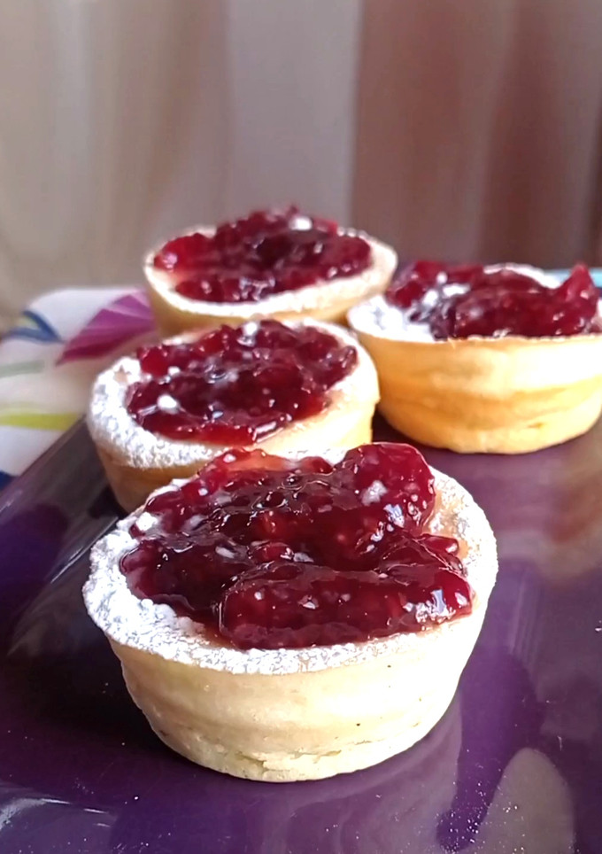 Una foto de Mini cheesecake sin masa