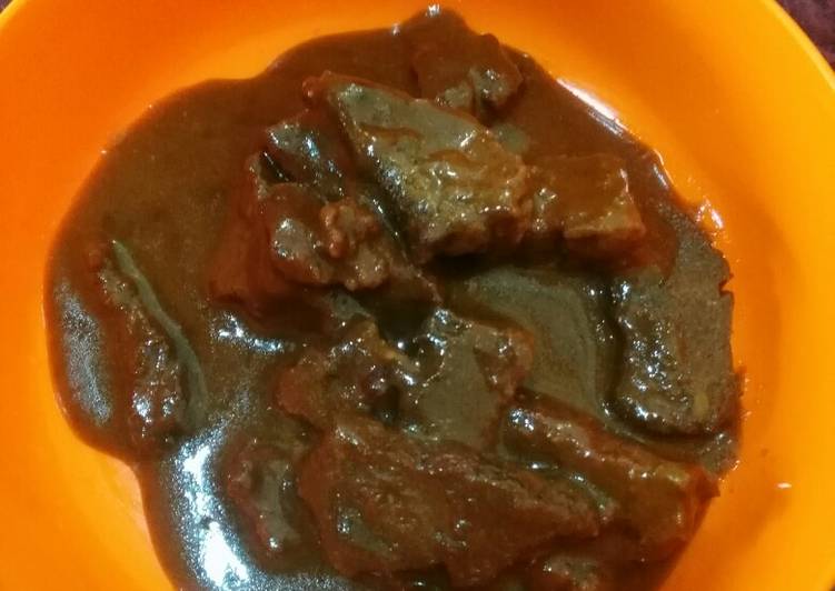 Krengsengan daging simpel