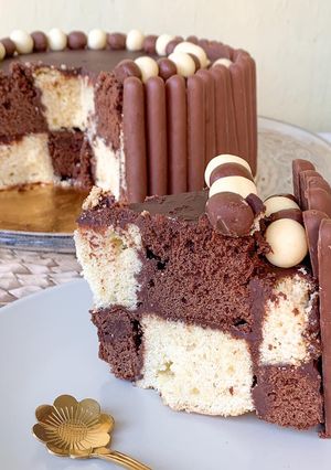 Une photo de Gâteau damier