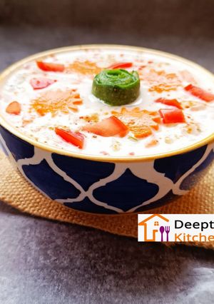व्हेजिटेबल रायता (Vegetable raita recipe in marathi) रेसिपी चे मुख्य फोटो