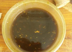 Una foto de Salsa para laquear pechito de cerdo