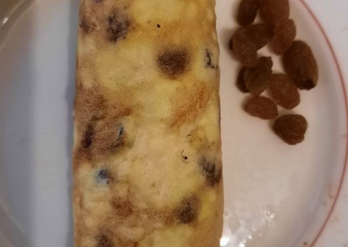 Crepes con uvetta e pera