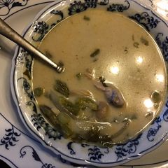 A picture of California Farm Thai Coconut Asparagus Soup.
