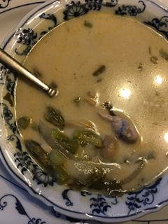 A picture of California Farm Thai Coconut Asparagus Soup.