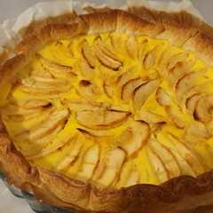 A picture of Tarta de manzanas.