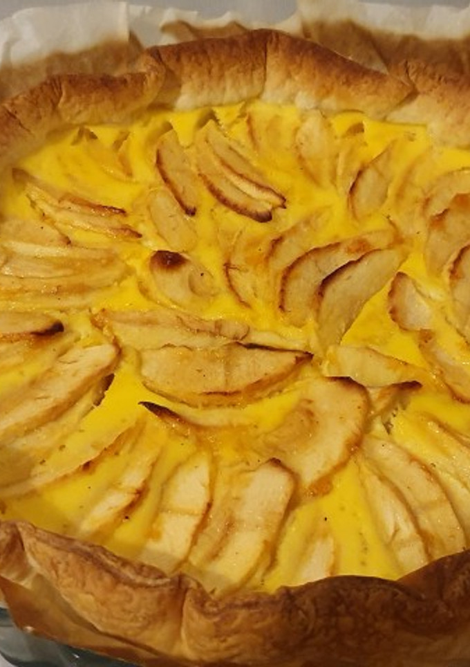Una foto de Tarta de manzanas