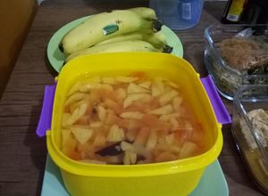 Foto resep Es Koktail / Es Setup Nanas Pepaya