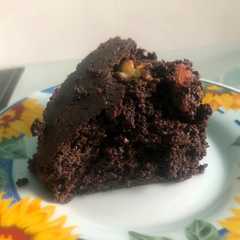 Una foto de Brownie sin harina sin lácteos sin azúcares refinados