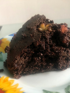 Una foto de Brownie sin harina sin lácteos sin azúcares refinados