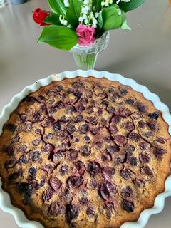 Une photo de Clafoutis cerises 🍒 🍒🍒