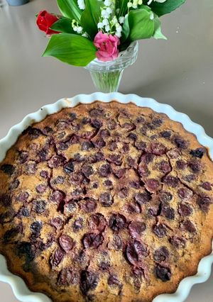 Une photo de Clafoutis cerises 🍒 🍒🍒