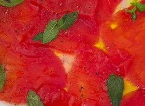 Foto di Carpaccio di anguria