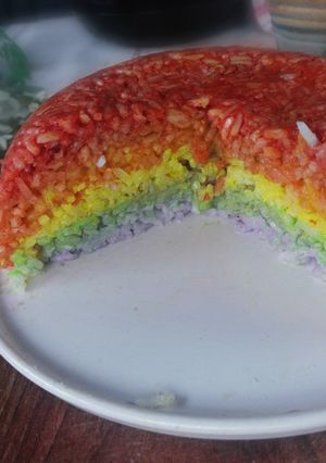 Színezőmentes szivárványrizs 🌈 recept fotója