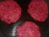 Hamburguesas de lenteja y remolacha