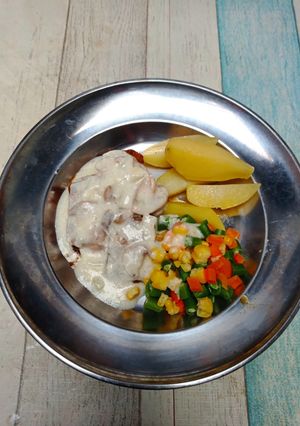 Foto resep Steak dori with mushroom sauce
