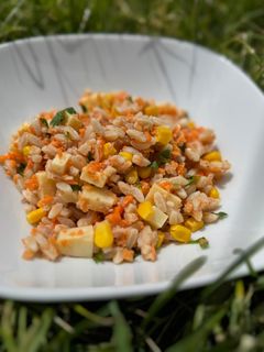Une photo de Salade de pâtes « rizettes »