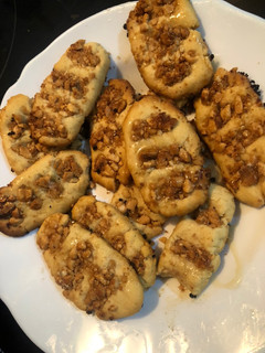 Una foto de Galletas de mantequilla, con cacahuetes