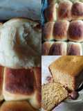 Pan o panecillos de leche en panetera