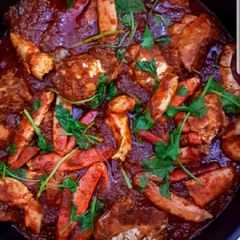 A picture of Crab Curry.