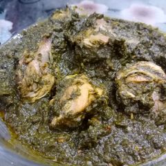 A picture of Palak chicken 💖💖.
