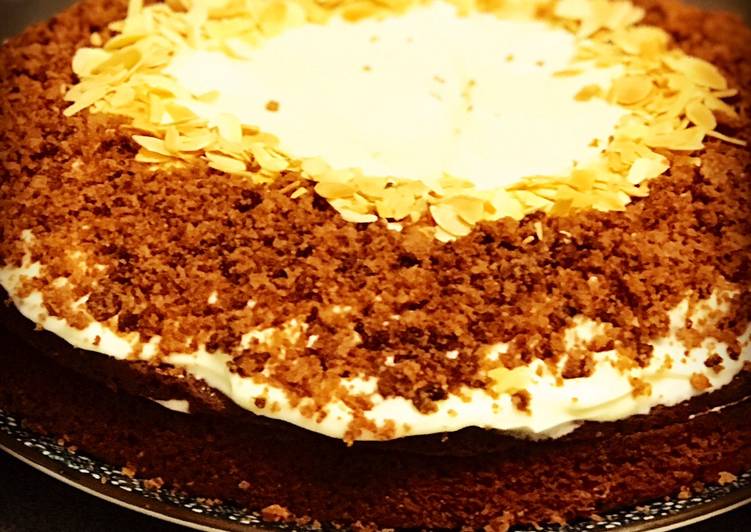 Tarta brown velvet 🎂 sin lactosa