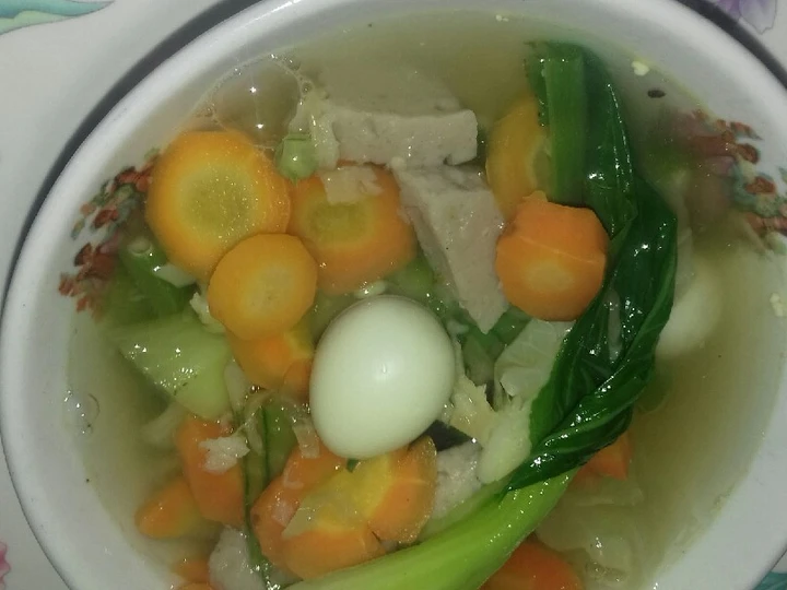 Langkah Mudah untuk Membikin Resep Sayur sop warna warni yang Uenak Anti Ribet, Bikin Ngiler