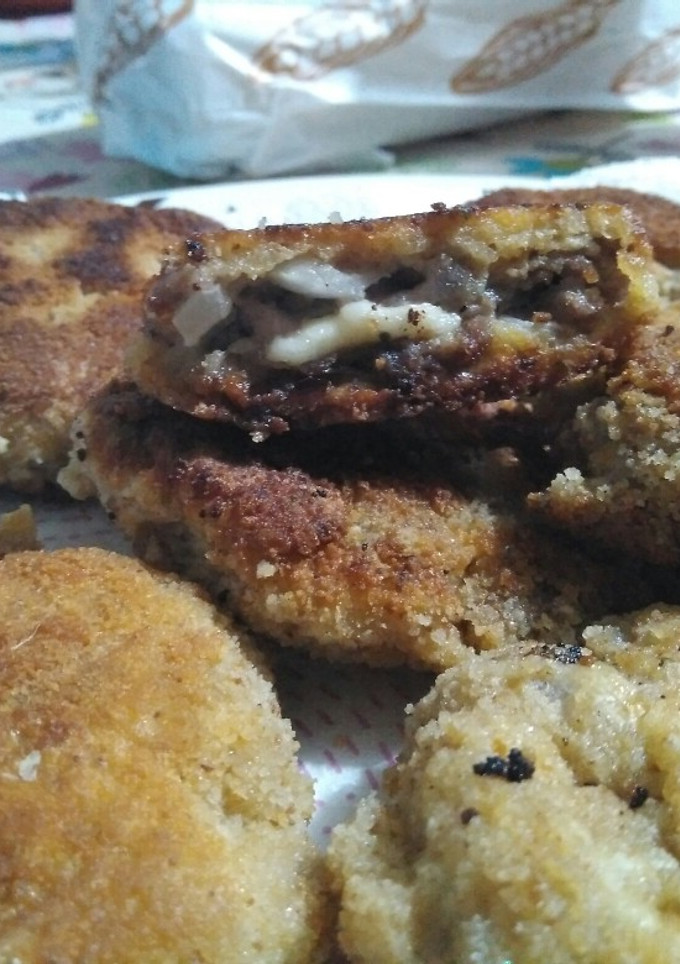 Una foto de Filetes rusos rellenos de queso