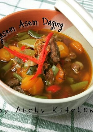 Foto resep Ngasem Asem Daging