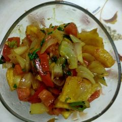 A picture of Potato jat-pat veggie.