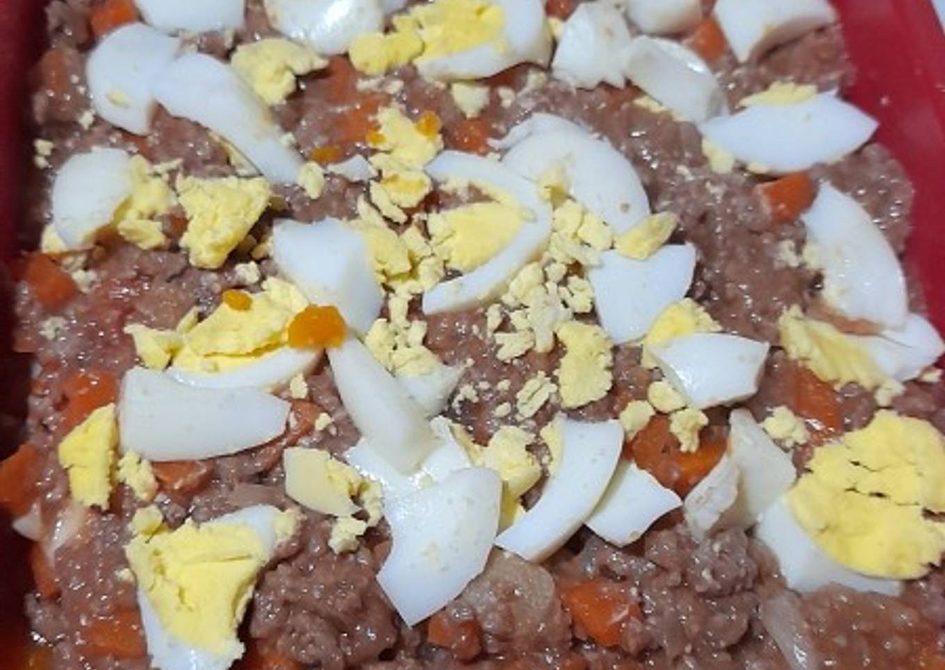 Pastel de Calabaza relleno con Carne, Queso y Huevo Picado!