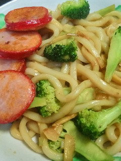 A picture of Fried udon.