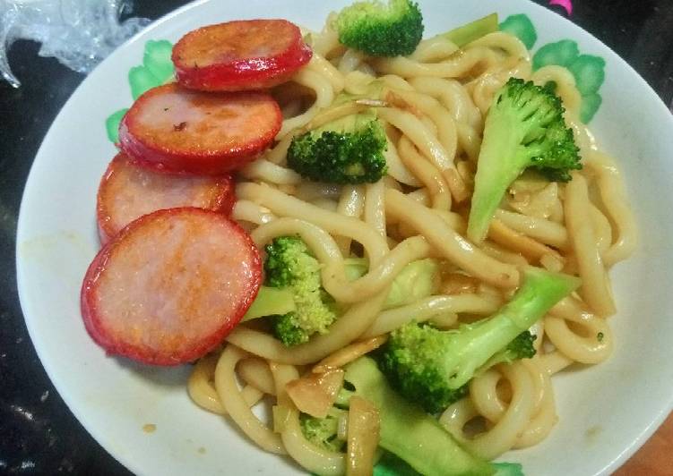 Recipe of Super Quick Homemade Fried udon