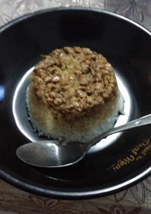 Foto resep Nasi tim ayam