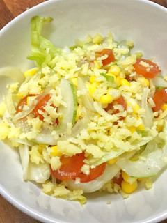 Foto resep Vegetable Salad With Olive Oil Dressing