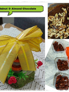 Foto resep Walnut & Almond Chocolate