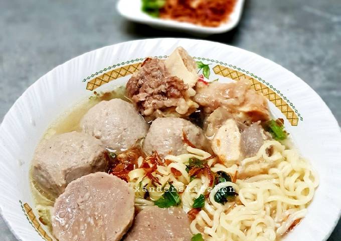 Resep Bakso Sapi Gariing Enakkk Oleh Xanders Kitchen Cookpad