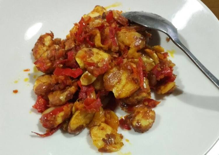Bumbu Menyiapkan Sambel Biji Nangka Anti Gagal