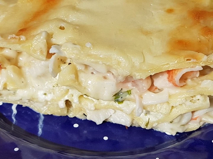 Easy Way Make Seafood Lasagna the So Delicious Really delicious