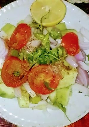 A picture of Kachumber Salad.
