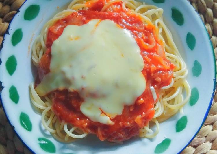 Langkah Mudah untuk Menyiapkan Spagetti bolognes beef Anti Gagal