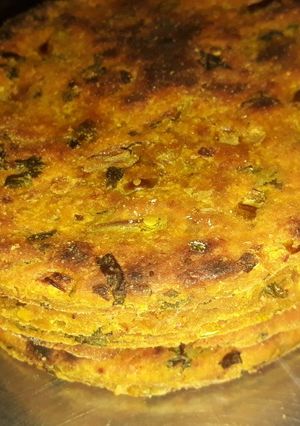 A picture of Corn coriander theplas.