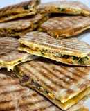Another tasty tuna melt sandwich in pita bread - press grill