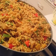 A picture of Halelujah vegetable fried rice. #Charityrecipe #4weekschallenge.