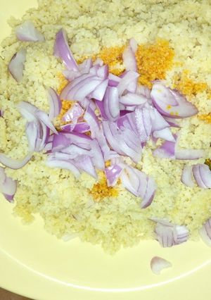 Cous cous da mai da yaji ainihin hoton girkin