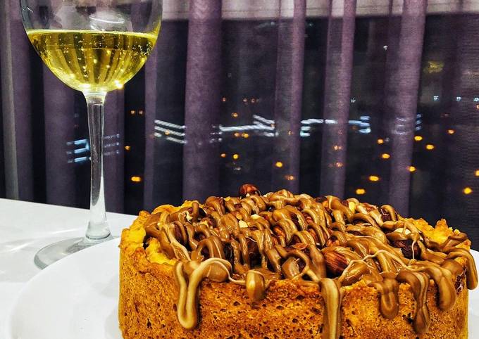 Карамельно-ореховый чизкейк