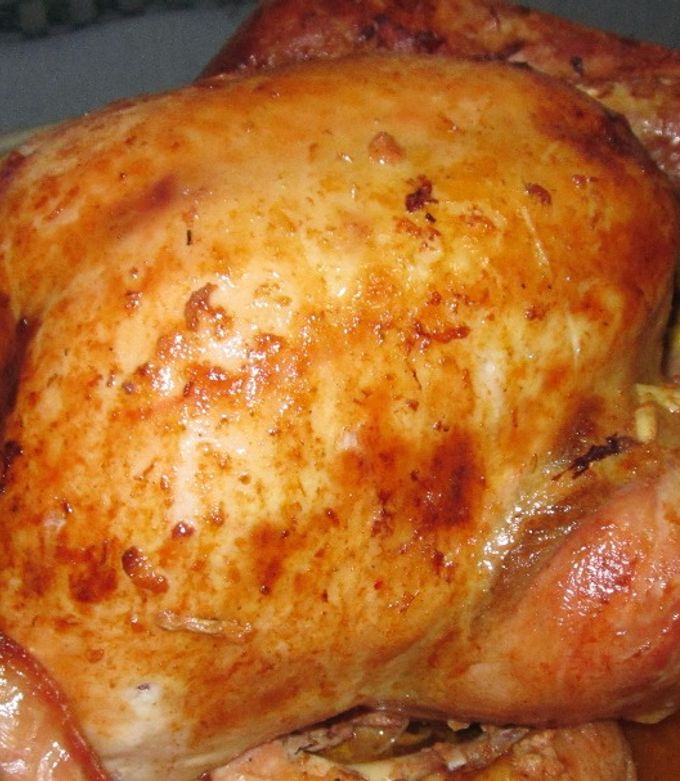 Una foto de Exquisito pavo en salsa criolla